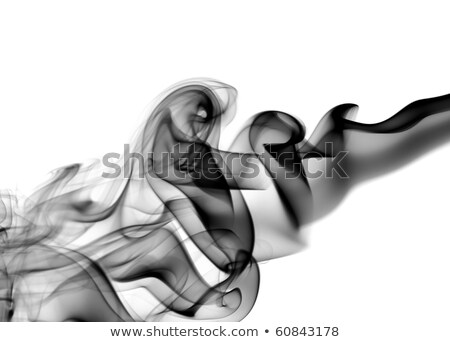 Abstract Fume Pattern On Black Stock foto © Arsgera