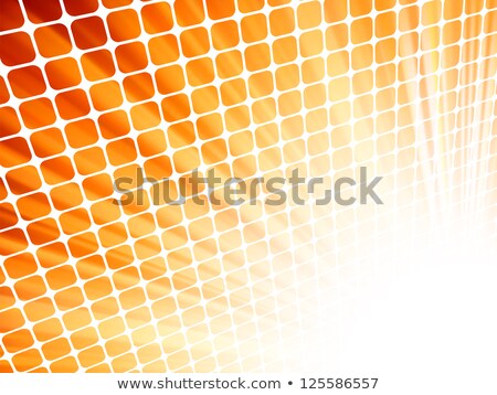 Stockfoto: Red Rays Light 3d Mosaic Eps 8