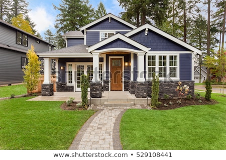 Foto stock: New Home House Exterior