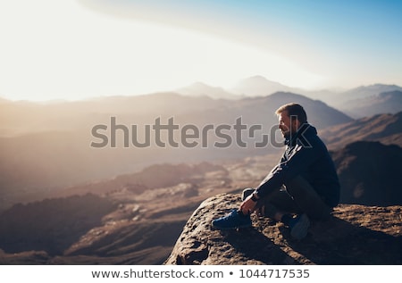 Man Looking On Sunset Foto stock © Stasia04