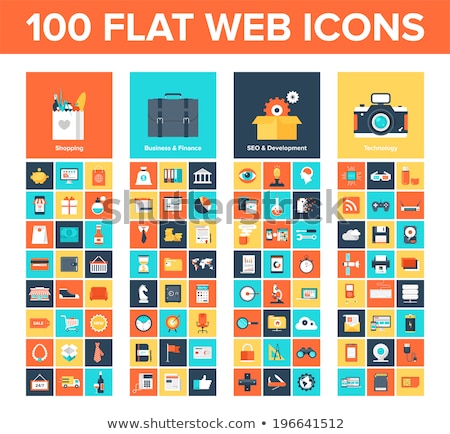 Stok fotoğraf: Colored Icons Vector Collection For Gifts