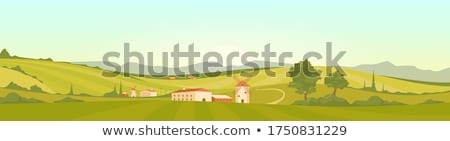 Stockfoto: Fields In Tuscany