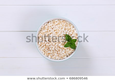 Stok fotoğraf: Bowl Of Puffed Buckwheat