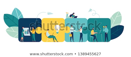 Zdjęcia stock: Businessman Consultant People Vector Illustration