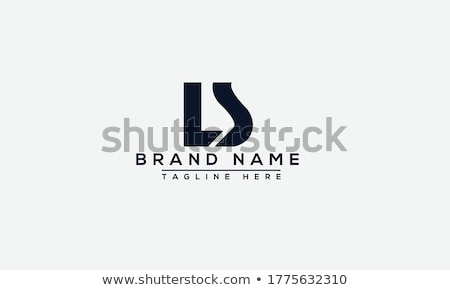 Stock photo: Geometrical Triangle Logo Design Ls Initials Business Company Identity Stock Vector Illustration