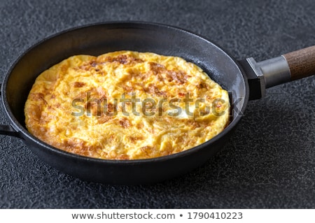 ストックフォト: Omelet And Fries