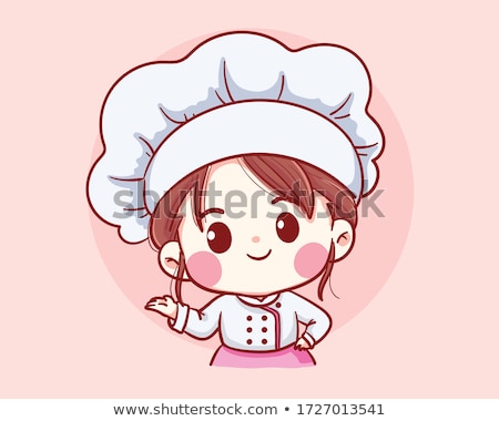 Foto stock: Girl Chef