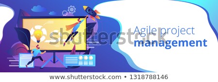 Сток-фото: Agile Project Management Concept Banner Header