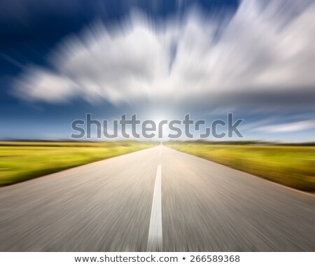 Stock fotó: Perspective Road Towards The Horizon