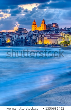 Beautiful Cefalu At The North Coast Of Sicily Сток-фото © elxeneize