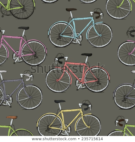 Bicycle Colorful Seamless ストックフォト © pashabo