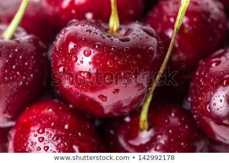 Stock fotó: Close Up Of A Sweet Cherry