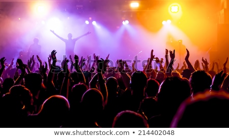 Foto stock: Band Performing On Stage