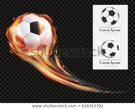 ストックフォト: Soccer Ball Shadow Transparent Background