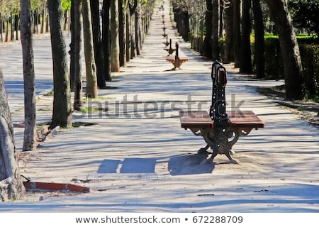 Foto stock: Galapagos Fountain In Madrid Park