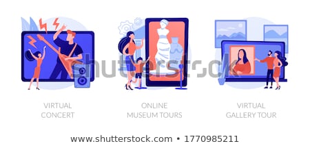 Stock photo: Quarantine Leasure Time Abstract Concept Vector Illustrations