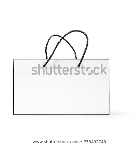 Stock foto: Sale Bag Design Element Isolated On White