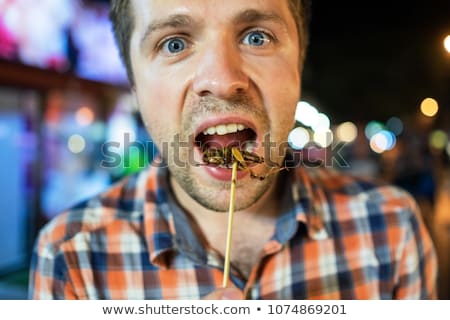 Сток-фото: Eating Insects