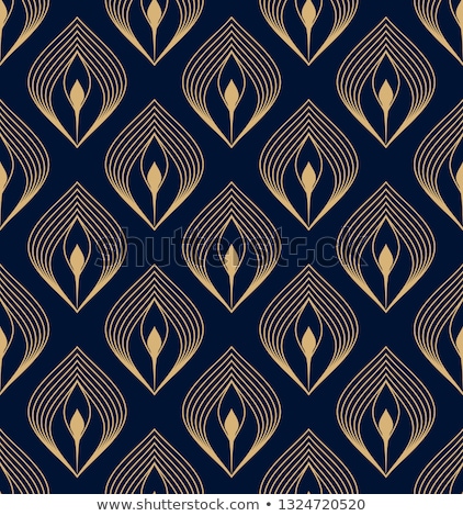 Stok fotoğraf: Chinese Copper Seamless Pattern Background