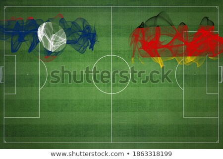 Stock photo: Germany And Laos Flags