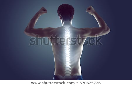 Stock photo: Strong Bodybuilder With Painful Back