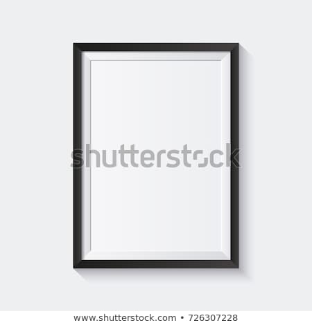 Foto stock: Black Picture Frame