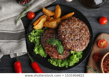 Stockfoto: Minced Meat Patties