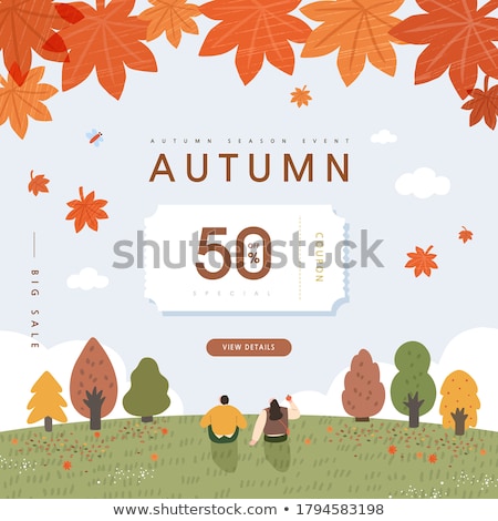 Foto stock: Autumn Discount Background