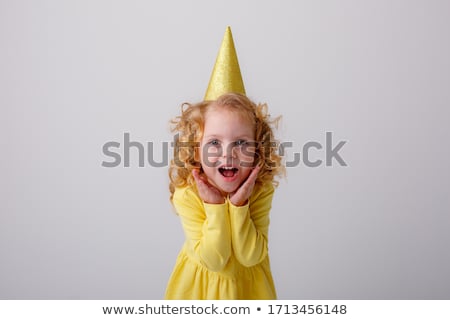 Zdjęcia stock: Beautiful Portrait Of A Surprised Little Girl