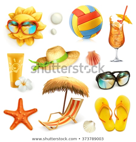 Stock photo: Summer Objects In The Shell