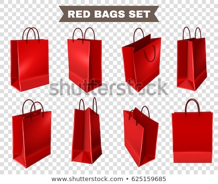 ストックフォト: Red Shopping Bag