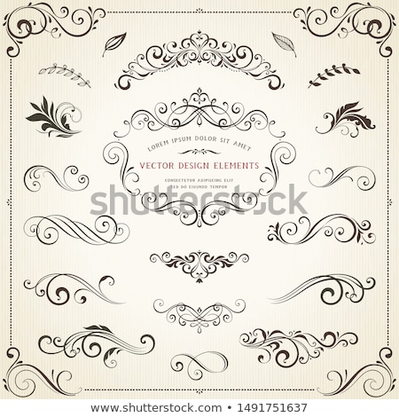 Stock photo: Flourishes Design