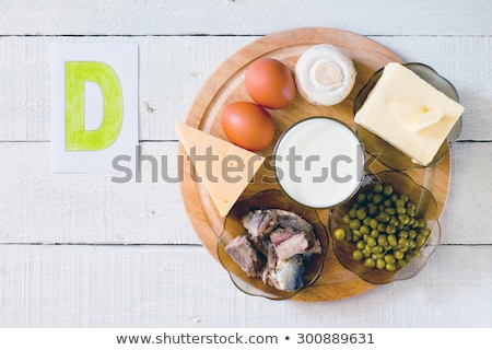 Stockfoto: Healthy Foods Containing Vitamin D