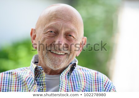 Stockfoto: Portrait Of Smiling Bizarre Man