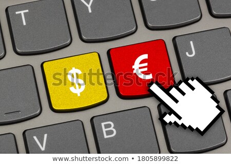 ストックフォト: Pc Keyboard With Two Money Keys