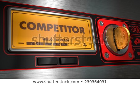 [[stock_photo]]: Competitor On Display Of Vending Machine