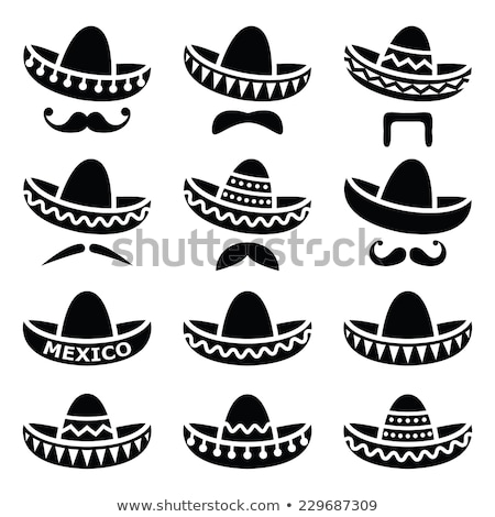 Funny Mexican With Sombrero Hat [[stock_photo]] © RedKoala