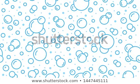 Soap Bubbles And Foam Seamless Pattern Stock foto © Nadiinko