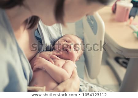 Stock photo: Baby After Birth In Hospital