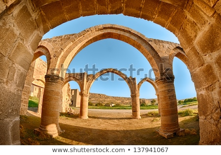 Foto stock: Ruins Of Agios Sozomenos Temple