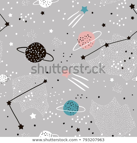 Сток-фото: Seamless Animal Planet Pattern