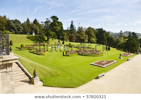 Stock fotó: Owerscourt · Gardens · megye · Wicklow · Írország