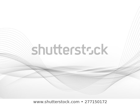 Abstract Curved Lines Background Template Brochure Design Сток-фото © phyZick