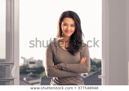 [[stock_photo]]: Face Of Beautiful Asian Woman With Golden Ring