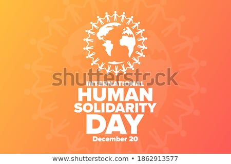 ストックフォト: Solidarity Day Illustration With Diversity People