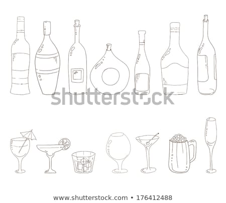 Foto stock: Color Vintage Coctail Party Banner