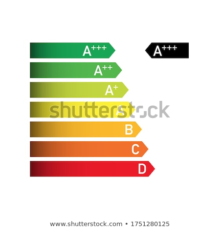 Foto stock: Energy Efficiency Classes Label