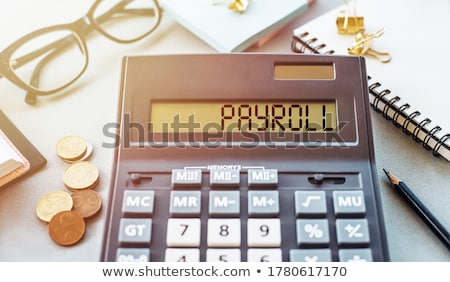 Stock photo: Financials Concept With Word On Folder