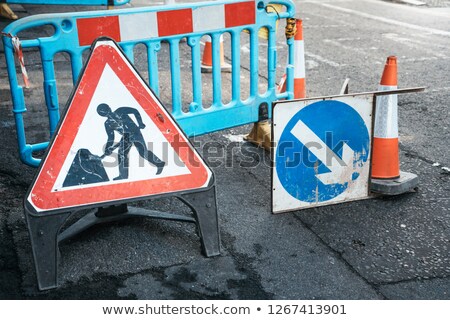 Stock photo: Construction Site Boards Close