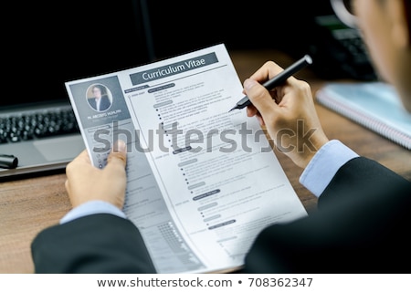 Stock photo: Cv On The Table